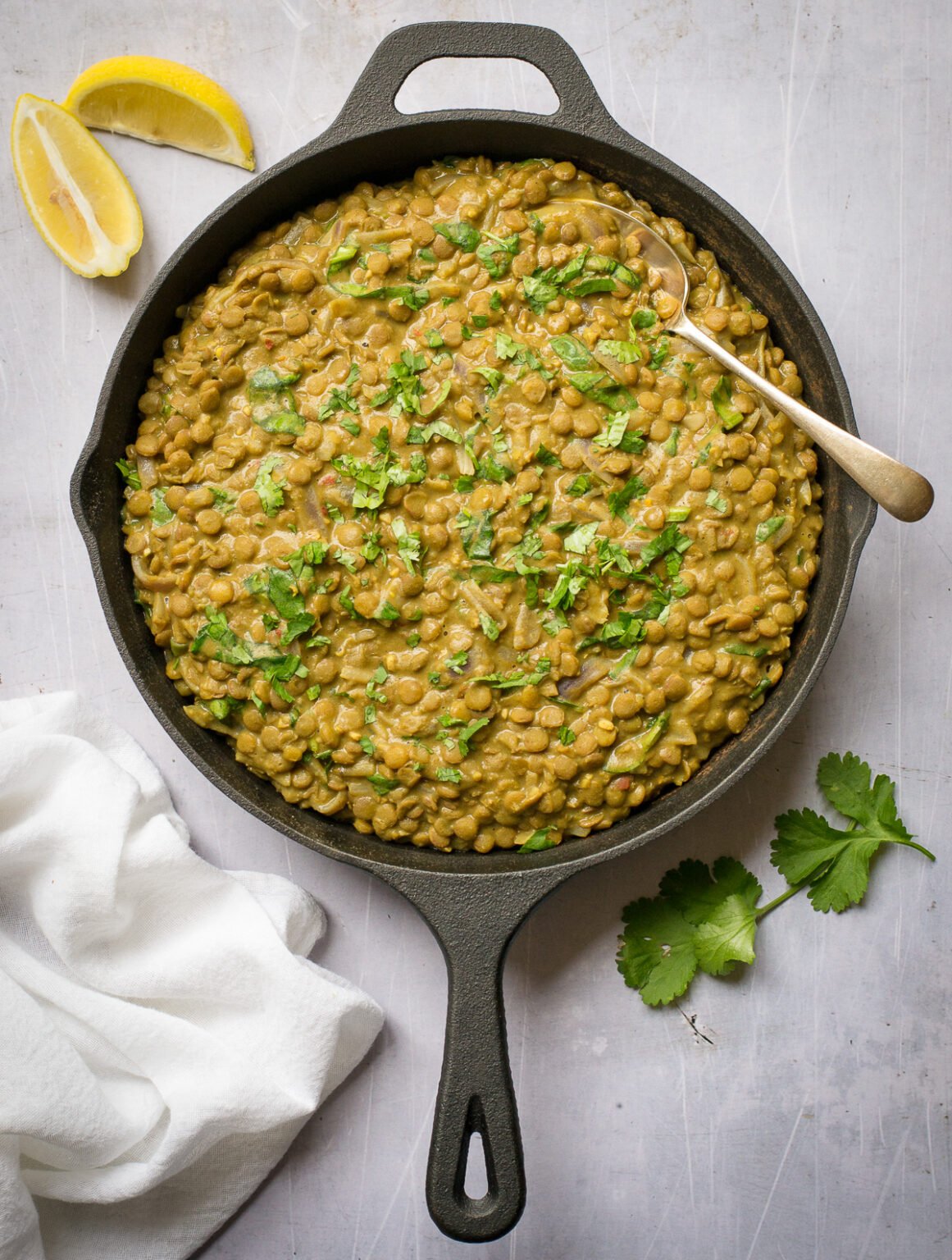 Creamy Green Lentil Dahl The Veg Space